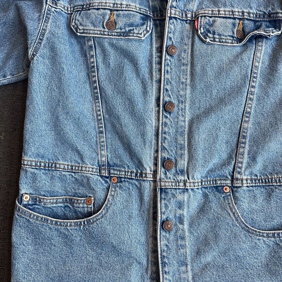 Vintage Levi's Denim Chore Coat - Picture 6 of 7
